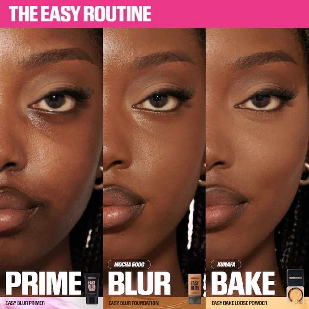 HUDA BEAUTY Easy Blur Natural Airbrush Foundation Niacinamide - Chocolate Swirl